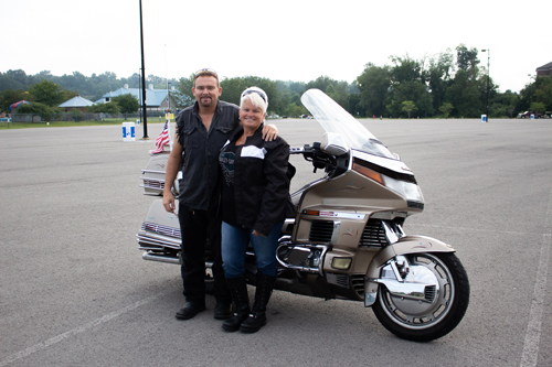 Riders on the Copperhead Trail motorcycle ride