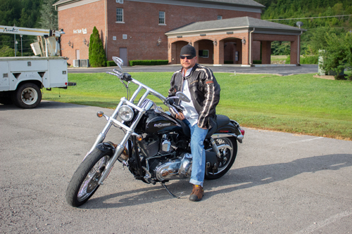 Riders on the Copperhead Trail motorcycle ride